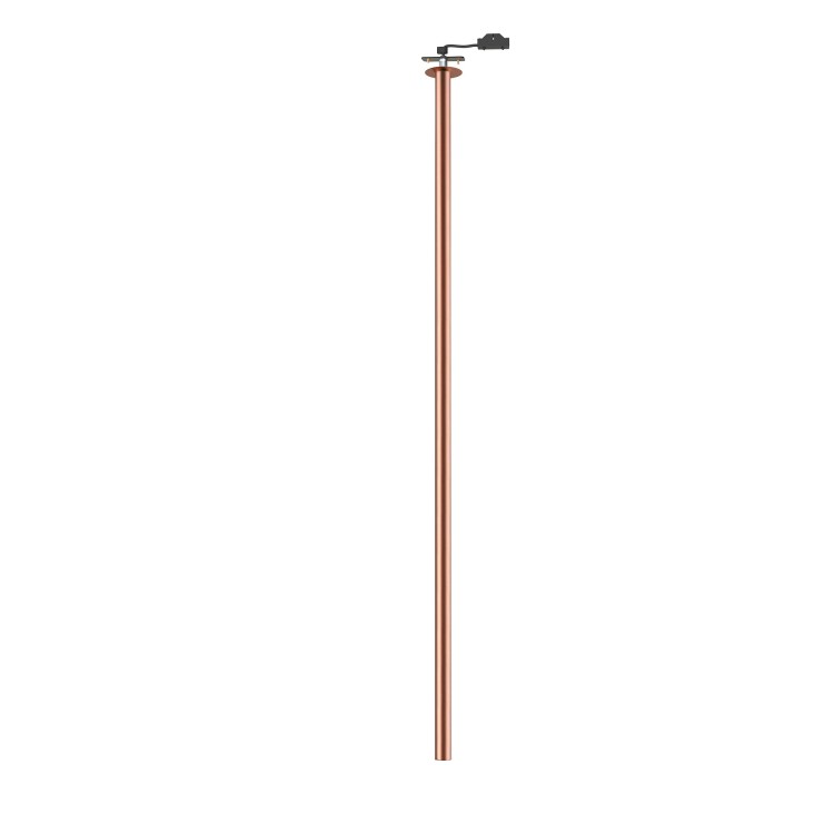 Lampa sufitowa punktowa podtynkowa LASER 1100 COPPER 10922 NOWODVORSKI Lighting G9 Loft Industrialna nowoczesna oprawa oświetleniowa tuba pojedyncza miedziana Inspiracje Premium