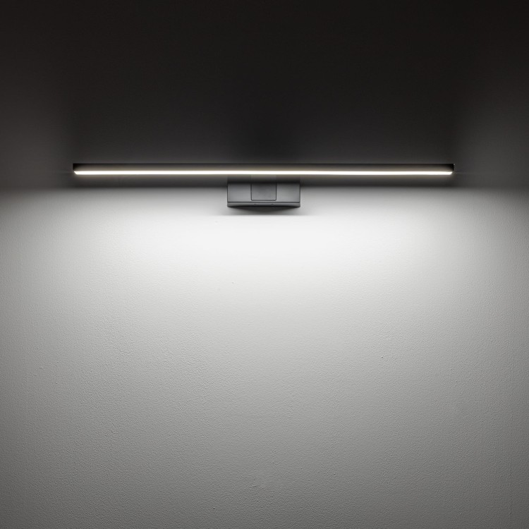 Lampa ścienna łazienkowa nad lustro CEZANNE LED BLACK M 10677 NOWODVORSKI Lighting 12W IP44 4000K nowoczesna oprawa oświetleniowa czarna czarny kinkiet łazienkowy obrazowy do łazienki Inspiracje Premium