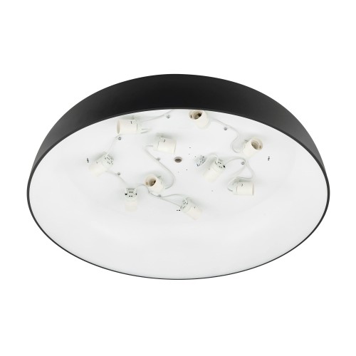 Lampa sufitowa Plafon SATELLITE L BLACK 8021 NOWODVORSKI Lighting 10x E27 nowoczesna oświetleniowa Industrialna czarny czarna Inspiracje Premium