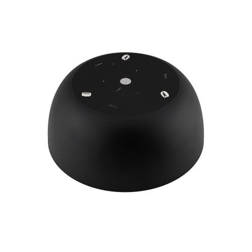 Lampa sufitowa Plafon SATELLITE S BLACK SENSOR 8010 NOWODVORSKI Lighting 3x E27 nowoczesna oświetleniowa Industrialna z mikrofalowym czujnikiem ruchu i zmierzchu czarny czarna Inspiracje Premium