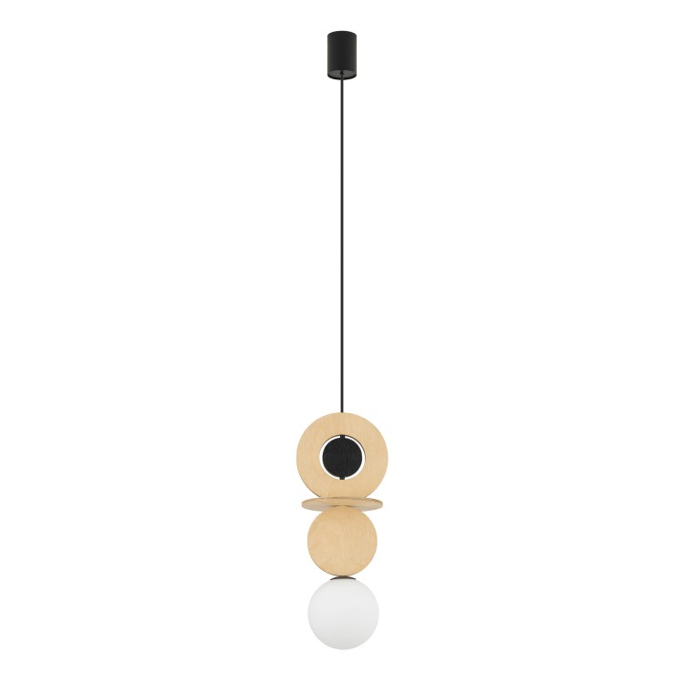 Lampa sufitowa Wisząca DROPS WOOD A 11173 Nowodvorski Lighting w stylu boho drewno drewniana zwis Inspiracje Premium