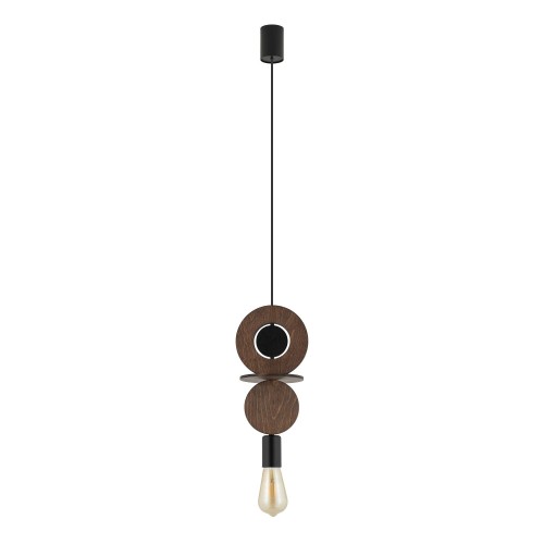 Lampa sufitowa Wisząca DROPS WOOD C 11175 Nowodvorski Lighting w stylu boho drewno drewniana zwis Inspiracje Premium