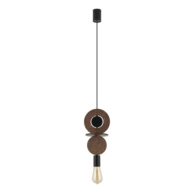 Lampa sufitowa Wisząca DROPS WOOD C 11175 Nowodvorski Lighting w stylu boho drewno drewniana zwis Inspiracje Premium