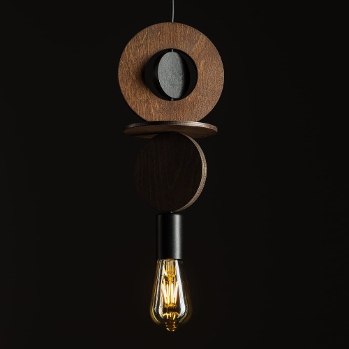 Lampa sufitowa Wisząca DROPS WOOD C 11175 Nowodvorski Lighting w stylu boho drewno drewniana zwis Inspiracje Premium