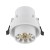 Lampa sufitowa punktowa podtynkowa MONO SLIDE WHITE/WHITE 10795 NOWODVORSKI Lighting 1x GU10 Spot oświetleniowa nowoczesna sufitowa chowana wsuwana metal biało biała Inspiracje Premium