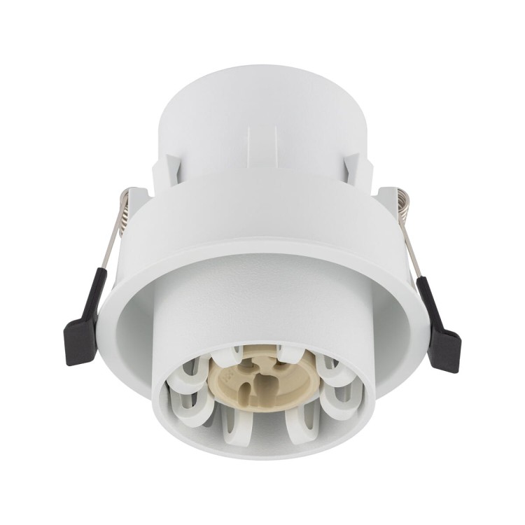 Lampa sufitowa punktowa podtynkowa MONO SLIDE WHITE/WHITE 10795 NOWODVORSKI Lighting 1x GU10 Spot oświetleniowa nowoczesna sufitowa chowana wsuwana metal biało biała Inspiracje Premium