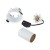 Lampa sufitowa punktowa podtynkowa MONO SLIDE WHITE/WHITE/GOLD 10797 NOWODVORSKI Lighting 1x GU10 Spot oświetleniowa nowoczesna sufitowa chowana wsuwana metal biało złota biała Inspiracje Premium