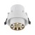 Lampa sufitowa punktowa podtynkowa MONO SLIDE WHITE/WHITE/GOLD 10797 NOWODVORSKI Lighting 1x GU10 Spot oświetleniowa nowoczesna sufitowa chowana wsuwana metal biało złota biała Inspiracje Premium