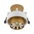Lampa sufitowa punktowa podtynkowa MONO SLIDE WHITE/GOLD 10798 NOWODVORSKI Lighting 1x GU10 Spot oświetleniowa nowoczesna sufitowa chowana wsuwana metal biało złota biała złoty Inspiracje Premium