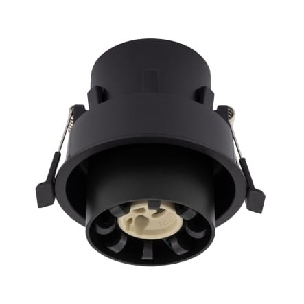 Lampa sufitowa punktowa podtynkowa MONO SLIDE BLACK/BLACK 10799 NOWODVORSKI Lighting 1x GU10 Spot oświetleniowa nowoczesna sufitowa chowana wsuwana metal czarno czarna czarny Inspiracje Premium