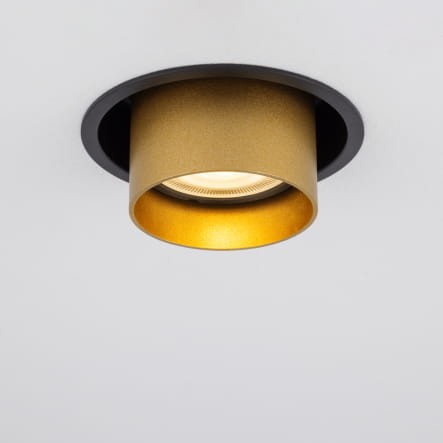 Lampa sufitowa punktowa podtynkowa MONO SLIDE BLACK/GOLD 10800 NOWODVORSKI Lighting 1x GU10 Spot oświetleniowa nowoczesna sufitowa chowana wsuwana metal czarno złota czarna złota czarny złoty Inspiracje Premium