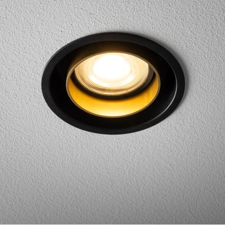 Lampa sufitowa punktowa podtynkowa MONO SLIDE BLACK/GOLD 10800 NOWODVORSKI Lighting 1x GU10 Spot oświetleniowa nowoczesna sufitowa chowana wsuwana metal czarno złota czarna złota czarny złoty Inspiracje Premium
