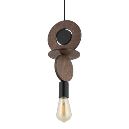 Lampa sufitowa Wisząca DROPS WOOD C 11175 Nowodvorski Lighting w stylu boho drewno drewniana zwis Inspiracje Premium