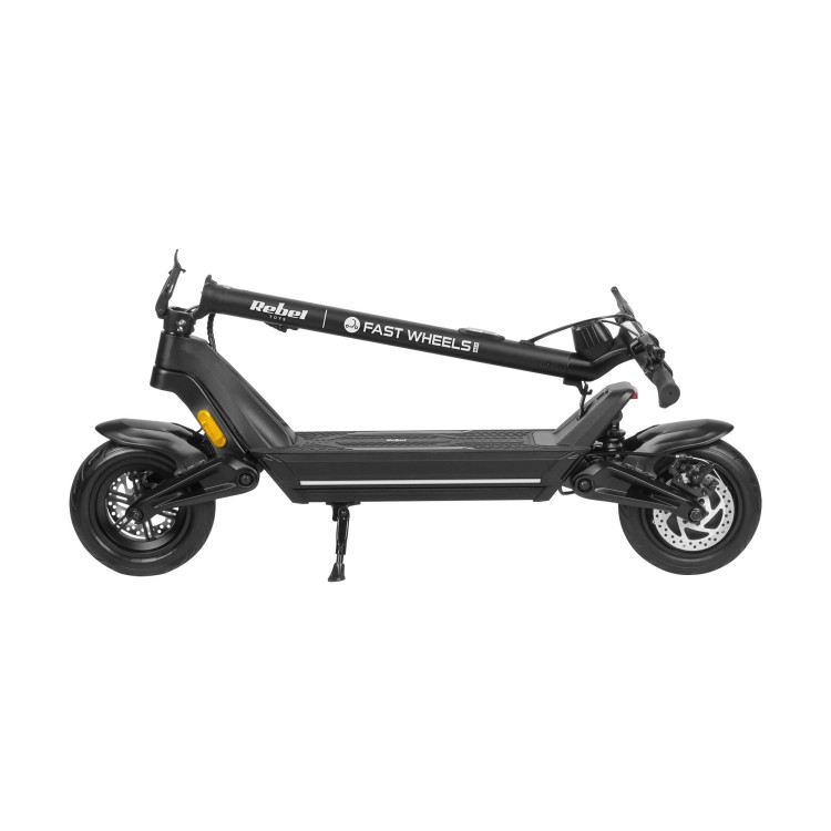 Hulajnoga Elektryczna FAST WHEELS PRO MAX Rebel ZAB0032 do 120kg 45km 350W 36V Czarna