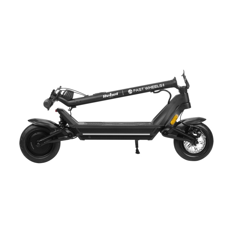 Hulajnoga Elektryczna FAST WHEELS PRO MAX Rebel ZAB0032 do 120kg 45km 350W 36V Czarna