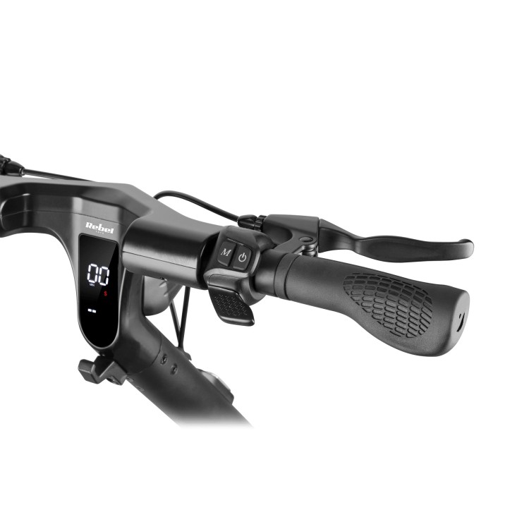 Hulajnoga Elektryczna FAST WHEELS PRO MAX Rebel ZAB0032 do 120kg 45km 350W 36V Czarna