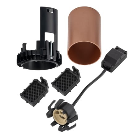 Lampa sufitowa punktowa podtynkowa MONO SLIDE TRIMLESS COPPER 10807 NOWODVORSKI Lighting 1x GU10 Spot oświetleniowa nowoczesna sufitowa chowana wsuwana metal satynowa miedź miedziana miedziany Inspiracje Premium
