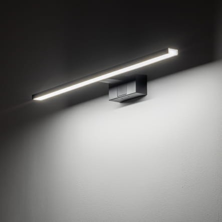 Lampa ścienna łazienkowa nad lustro CEZANNE LED BLACK M 10677 NOWODVORSKI Lighting 12W IP44 4000K nowoczesna oprawa oświetleniowa czarna czarny kinkiet łazienkowy obrazowy do łazienki Inspiracje Premium
