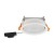 Lampa sufitowa punktowa podtynkowa UNO S WHITE 10840 NOWODVORSKI Lighting 1x GX53 Spot oświetleniowa nowoczesna oczko sufitowe metal biało biały biała Inspiracje Premium