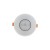 Lampa sufitowa punktowa podtynkowa UNO L WHITE 10844 NOWODVORSKI Lighting 1x GX53 Spot oświetleniowa nowoczesna oczko sufitowe metal biało biała biały Inspiracje Premium