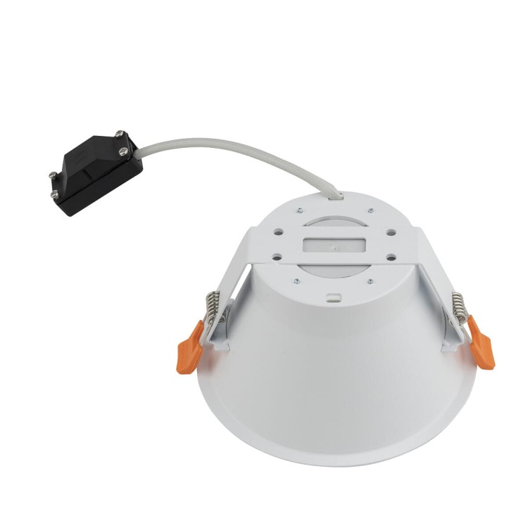 Lampa sufitowa punktowa podtynkowa UNO L WHITE 10844 NOWODVORSKI Lighting 1x GX53 Spot oświetleniowa nowoczesna oczko sufitowe metal biało biała biały Inspiracje Premium