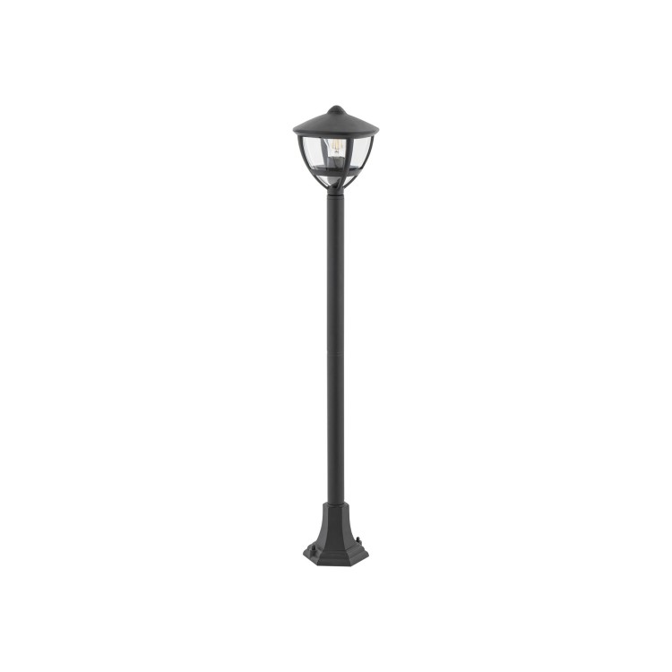 Lampa zewnętrzna Latarnia stojąca AMELIA BL FL 100 10497 NOWODVORSKI Lighting 1m stylizowana oprawa oświetleniowa ogrodowa parkingowa parkowa masztowa czarna pojedyncza Inspiracje Premium