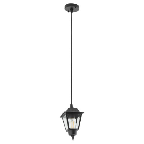 Lampa ogrodowa sufitowa Zewnętrzna wisząca ANA BL CG 10500 NOWODVORSKI Lighting E27 IP44 aluminium metalowa na budynek oświetlenie zewnętrzne czarna czarny Inspiracje Premium