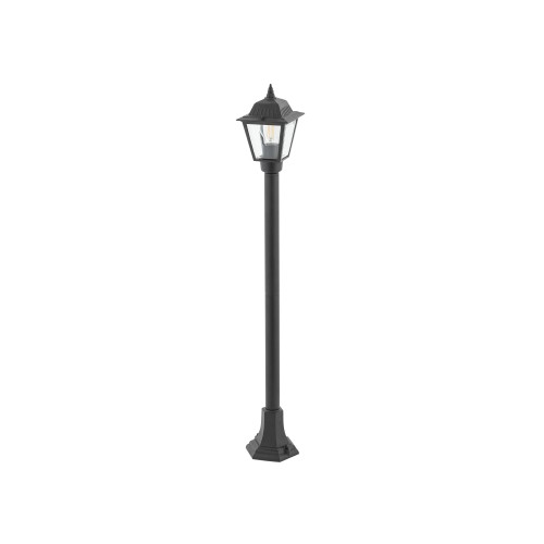 Lampa zewnętrzna Latarnia stojąca ANA BL FL 100 10501 NOWODVORSKI Lighting 1m stylizowana oprawa oświetleniowa ogrodowa parkingowa parkowa masztowa czarna pojedyncza Inspiracje Premium