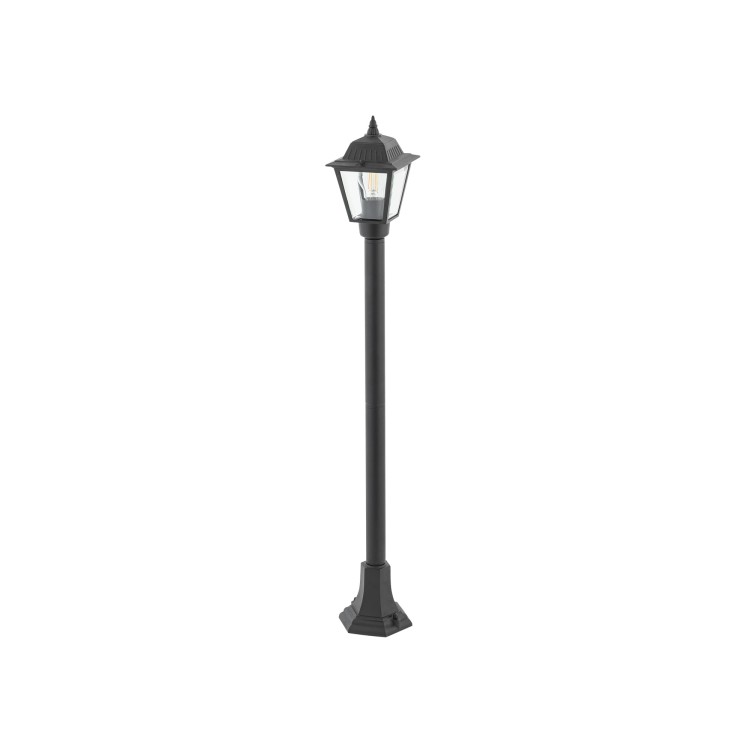 Lampa zewnętrzna Latarnia stojąca ANA BL FL 100 10501 NOWODVORSKI Lighting 1m stylizowana oprawa oświetleniowa ogrodowa parkingowa parkowa masztowa czarna pojedyncza Inspiracje Premium