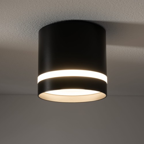 Lampa sufitowa downlight natynkowa CRES BLACK CG 10480 NOWODVORSKI Lighting GX53 8,5cm Spot oświetleniowa nowoczesna sufitowa metal czarna czarny Inspiracje Premium