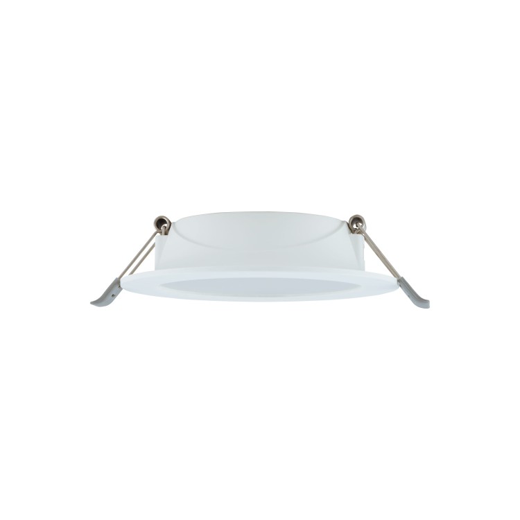 Sufitowa oprawa downlight LED okrągła MYKONOS LED 6W WH 10536 Nowodvorski Lighting 4000K wpuszczane do zabudowy sufitu podwieszanego lampa oprawa punktowa podtynkowa barwa dzienna neutralna biała białe biały Inspiracje Premium