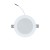 Sufitowa oprawa downlight LED okrągła MYKONOS LED 6W WH 10536 Nowodvorski Lighting 4000K wpuszczane do zabudowy sufitu podwieszanego lampa oprawa punktowa podtynkowa barwa dzienna neutralna biała białe biały Inspiracje Premium
