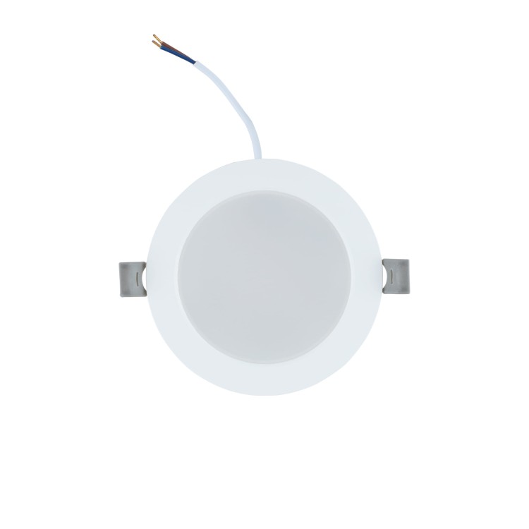 Sufitowa oprawa downlight LED okrągła MYKONOS LED 6W WH 10536 Nowodvorski Lighting 4000K wpuszczane do zabudowy sufitu podwieszanego lampa oprawa punktowa podtynkowa barwa dzienna neutralna biała białe biały Inspiracje Premium