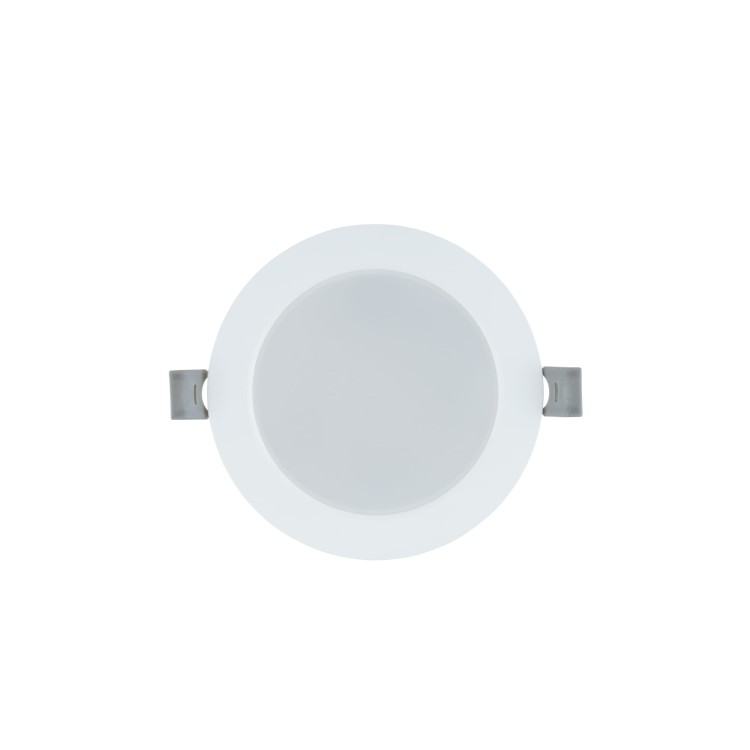 Sufitowa oprawa downlight LED okrągła MYKONOS LED 6W WH 10536 Nowodvorski Lighting 4000K wpuszczane do zabudowy sufitu podwieszanego lampa oprawa punktowa podtynkowa barwa dzienna neutralna biała białe biały Inspiracje Premium