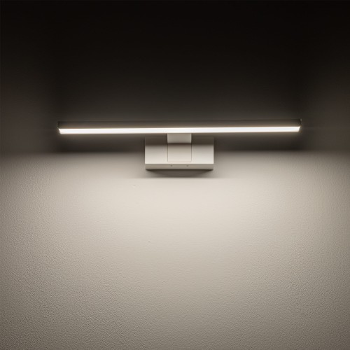 Lampa ścienna łazienkowa nad lustro CEZANNE LED WHITE S 10672 NOWODVORSKI Lighting 8W IP44 3000K nowoczesna oprawa oświetleniowa biała biały kinkiet łazienkowy obrazowy do łazienki Inspiracje Premium