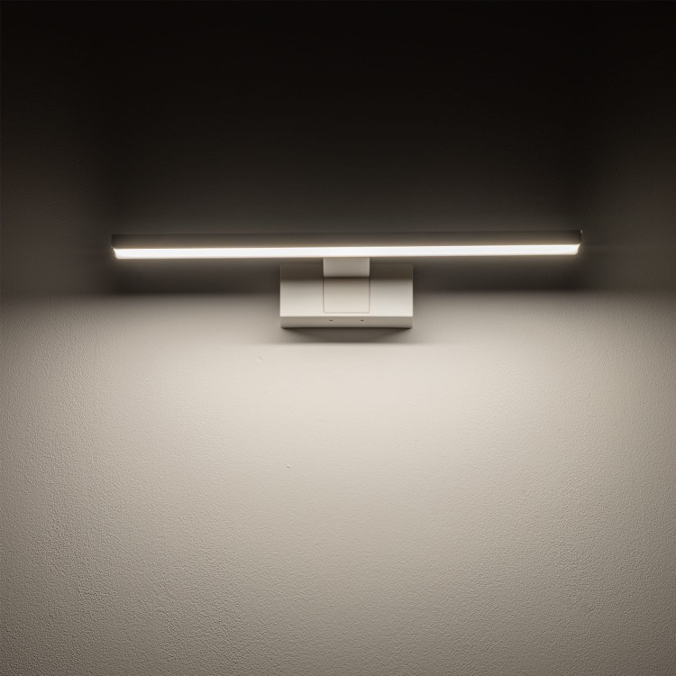 Lampa ścienna łazienkowa nad lustro CEZANNE LED WHITE S 10672 NOWODVORSKI Lighting 8W IP44 3000K nowoczesna oprawa oświetleniowa biała biały kinkiet łazienkowy obrazowy do łazienki Inspiracje Premium