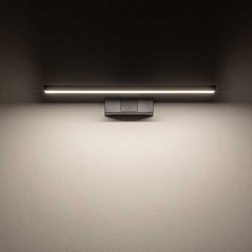 Lampa ścienna łazienkowa nad lustro CEZANNE LED BLACK S 10668 NOWODVORSKI Lighting 8W IP44 3000K nowoczesna oprawa oświetleniowa czarna czarny kinkiet łazienkowy obrazowy do łazienki Inspiracje Premium