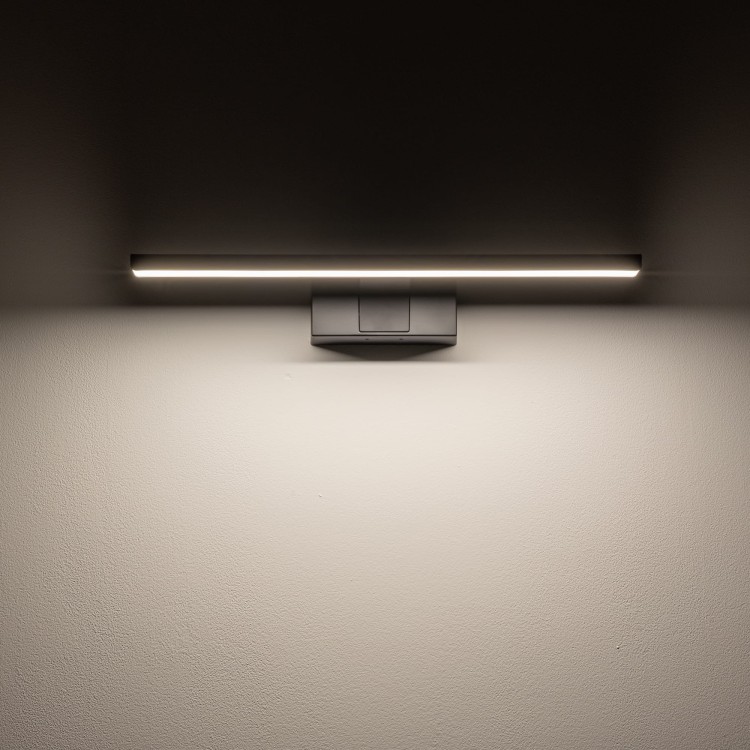 Lampa ścienna łazienkowa nad lustro CEZANNE LED BLACK S 10668 NOWODVORSKI Lighting 8W IP44 3000K nowoczesna oprawa oświetleniowa czarna czarny kinkiet łazienkowy obrazowy do łazienki Inspiracje Premium