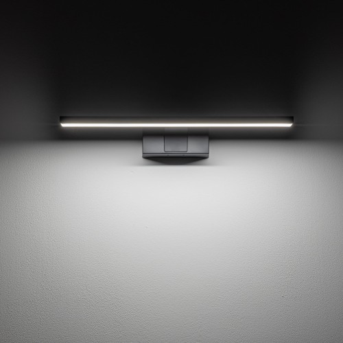 Lampa ścienna łazienkowa nad lustro CEZANNE LED BLACK S 10676 NOWODVORSKI Lighting 8W IP44 4000K nowoczesna oprawa oświetleniowa czarna czarny kinkiet łazienkowy obrazowy do łazienki Inspiracje Premium