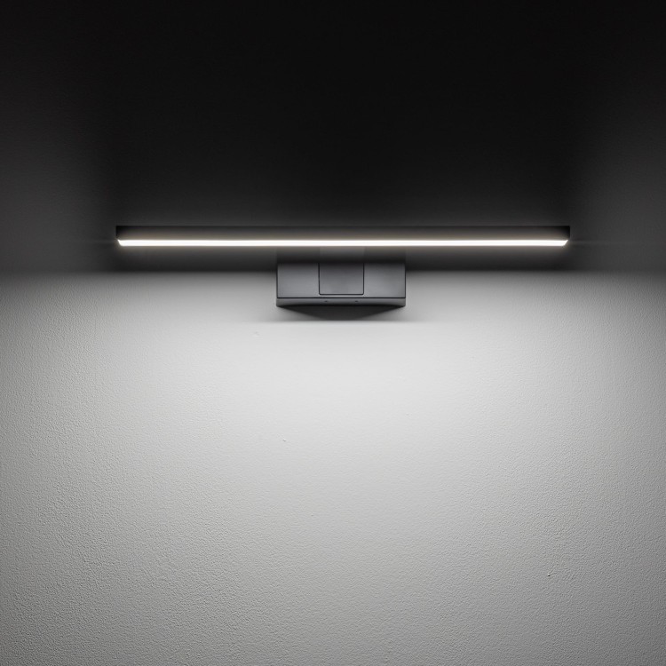 Lampa ścienna łazienkowa nad lustro CEZANNE LED BLACK S 10676 NOWODVORSKI Lighting 8W IP44 4000K nowoczesna oprawa oświetleniowa czarna czarny kinkiet łazienkowy obrazowy do łazienki Inspiracje Premium