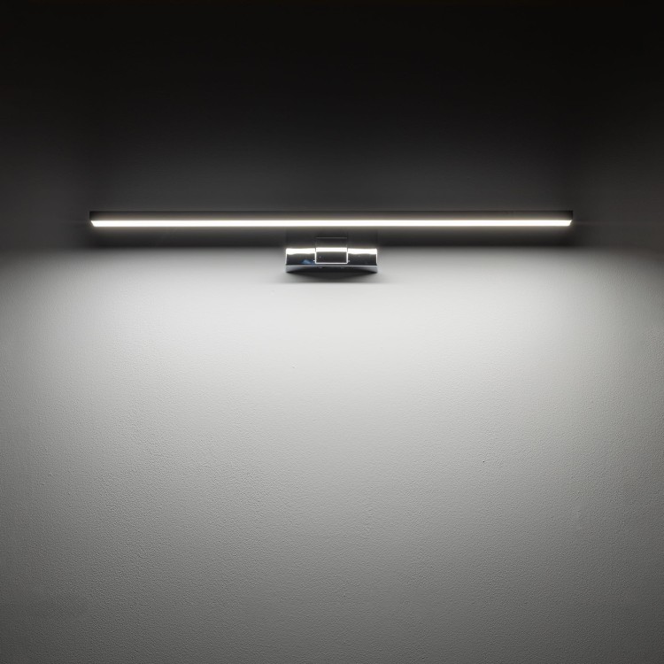 Lampa ścienna łazienkowa nad lustro CEZANNE LED CHROME M 10681 NOWODVORSKI Lighting 12W IP44 4000K nowoczesna oprawa oświetleniowa chrom kinkiet łazienkowy obrazowy do łazienki Inspiracje Premium