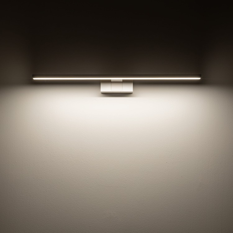 Lampa ścienna łazienkowa nad lustro CEZANNE LED WHITE M 10673 NOWODVORSKI Lighting 12W IP44 3000K nowoczesna oprawa oświetleniowa biała biały kinkiet łazienkowy obrazowy do łazienki Inspiracje Premium