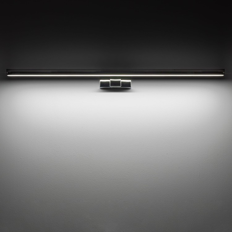Lampa ścienna łazienkowa nad lustro CEZANNE LED CHROME L 10682 NOWODVORSKI Lighting 15W IP44 4000K nowoczesna oprawa oświetleniowa chrom kinkiet łazienkowy obrazowy do łazienki Inspiracje Premium