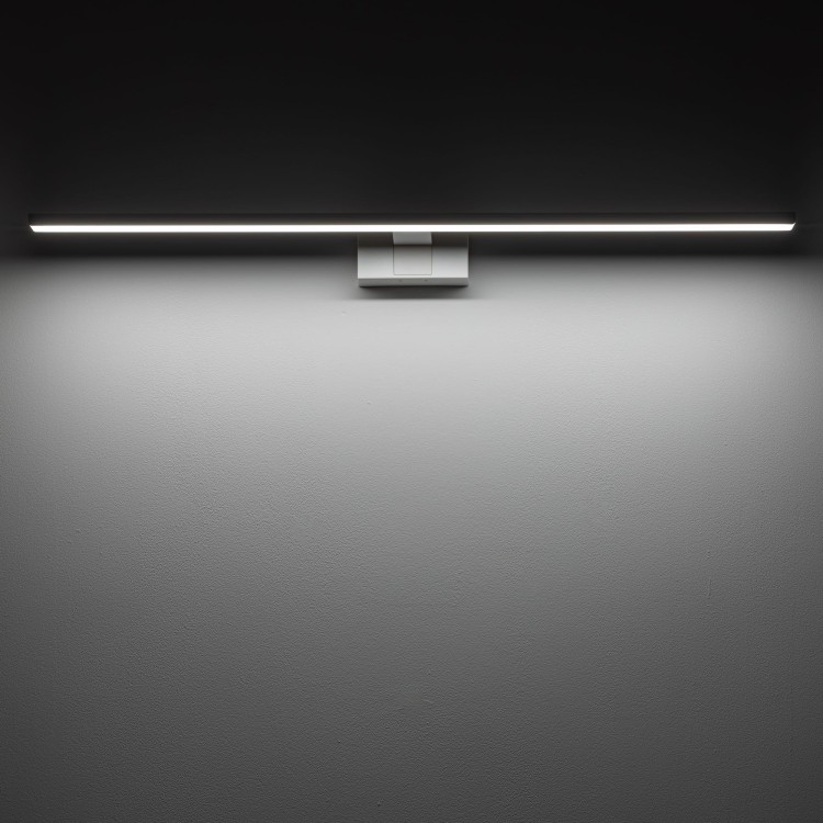 Lampa ścienna łazienkowa nad lustro CEZANNE LED WHITE L 10685 NOWODVORSKI Lighting 15W IP44 4000K nowoczesna oprawa oświetleniowa biała biały kinkiet łazienkowy obrazowy do łazienki Inspiracje Premium