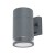Lampa ogrodowa elewacyjna Kinkiet Zewnętrzny ROCK PRO 10686 NOWODVORSKI Lighting E27 IP44 aluminium metalowa na budynek jednostronna oświetlenie zewnętrzne matowy grafitowy grafitowa Inspiracje Premium