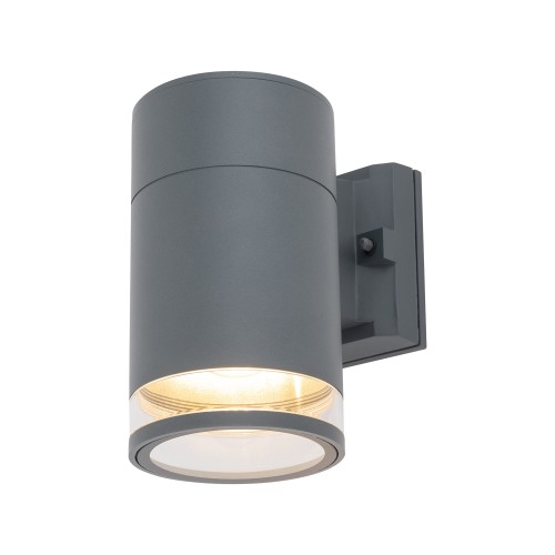Lampa ogrodowa elewacyjna Kinkiet Zewnętrzny ROCK PRO 10686 NOWODVORSKI Lighting E27 IP44 aluminium metalowa na budynek jednostronna oświetlenie zewnętrzne matowy grafitowy grafitowa Inspiracje Premium
