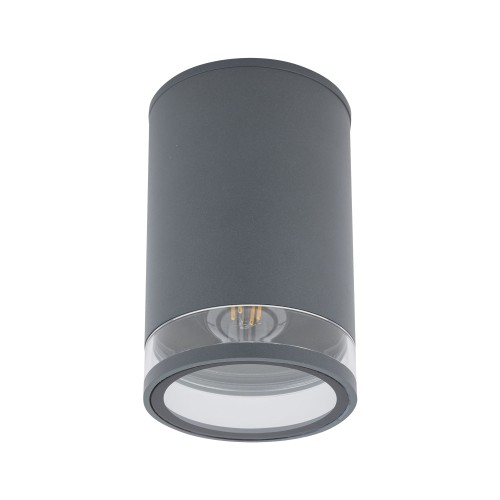 Lampa ogrodowa sufitowa Zewnętrzna ROCK PRO I PLAFON 10687 NOWODVORSKI Lighting E27 IP44 aluminium metalowa na budynek oświetlenie zewnętrzne matowy grafitowy grafitowa Inspiracje Premium