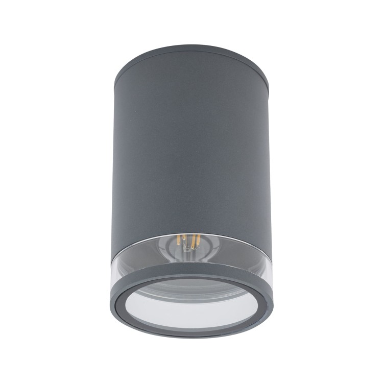Lampa ogrodowa sufitowa Zewnętrzna ROCK PRO I PLAFON 10687 NOWODVORSKI Lighting E27 IP44 aluminium metalowa na budynek oświetlenie zewnętrzne matowy grafitowy grafitowa Inspiracje Premium