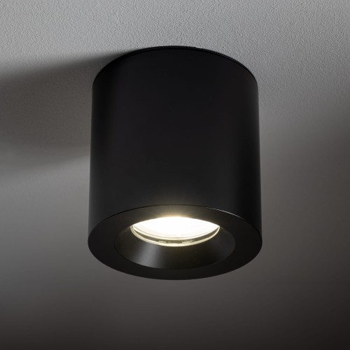 Natynkowa oprawa sufitowa lampa punktowa CEARA BLACK 10714 NOWODVORSKI Lighting GU10 IP44 spot natynkowa nowoczesna oświetleniowa czarna czarny Inspiracje Premium