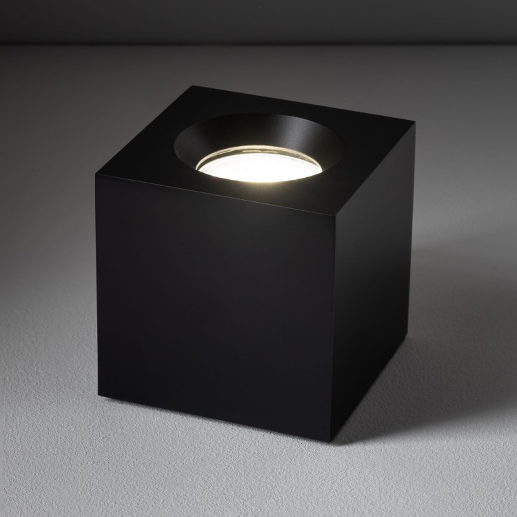 Natynkowa oprawa sufitowa lampa punktowa PARANA BLACK 10718 NOWODVORSKI Lighting GU10 IP44 spot natynkowa nowoczesna oświetleniowa czarna czarny Inspiracje Premium
